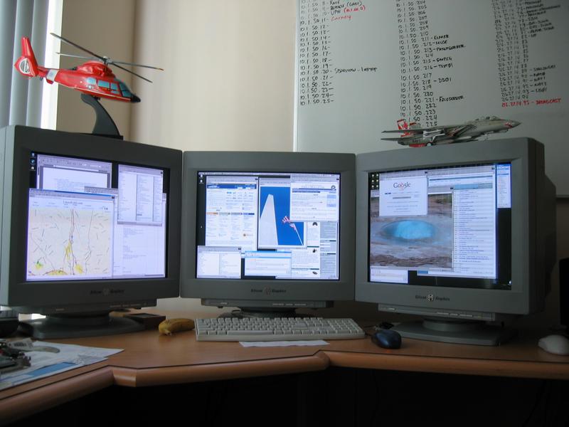 1920×1440 · three monitors, one computer