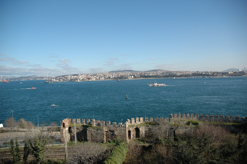 Outer sea wall · Bosphorus Strait