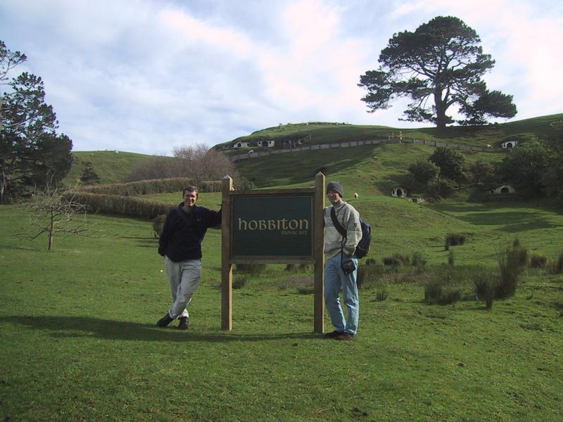 Anders and Lars · Hobbiton, Matamata