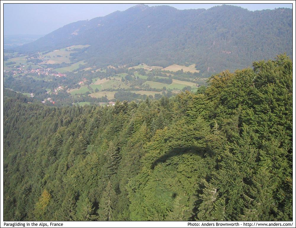 Paragliding in the Alps · France