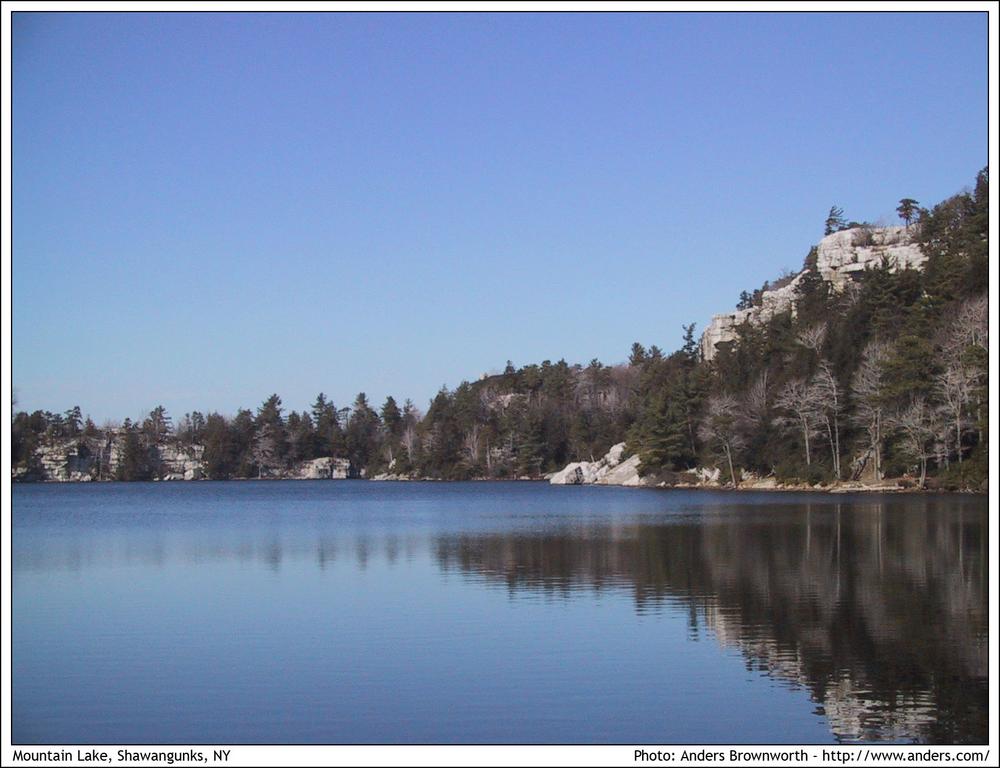 Mountain lake · Shawangunks