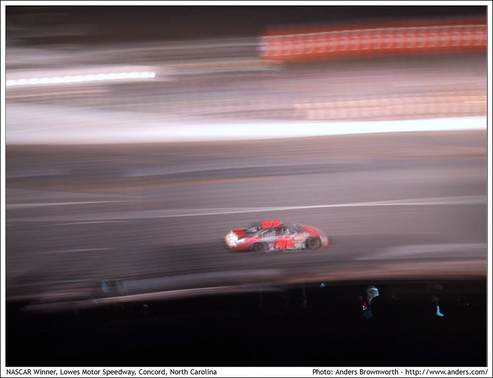 NASCAR winner · Lowe’s Motor Speedway