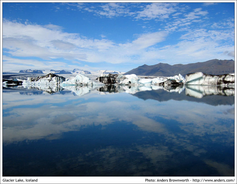 Glacier lake · Iceland