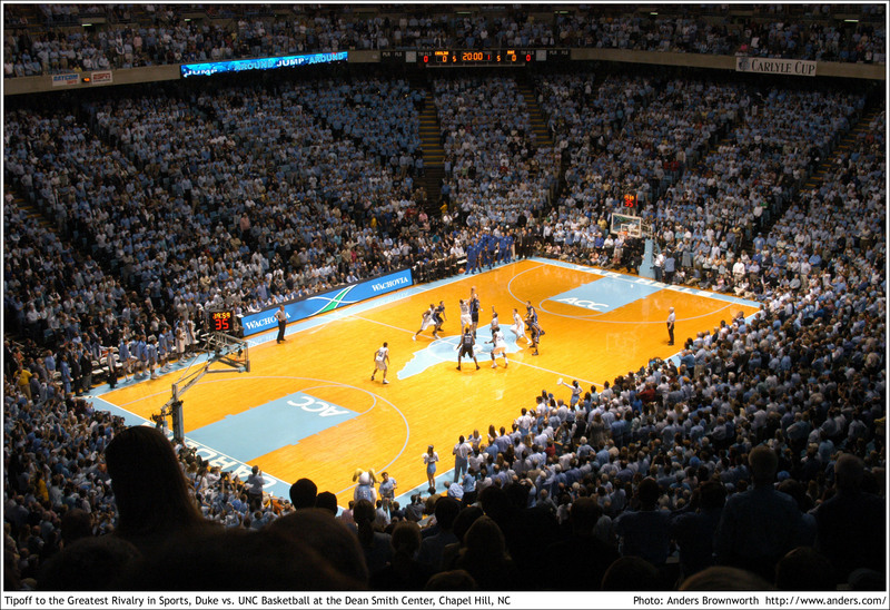 Duke vs. UNC basketball · Chapel Hill, NC